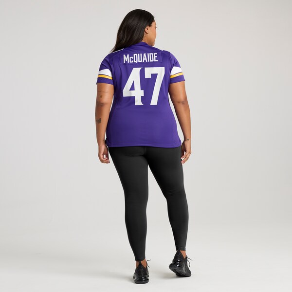 Jake McQuaide Minnesota Vikings Nike Women's  Game Jersey -  Purple