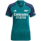 Kai Havertz Arsenal adidas Women's 2023/24 Third Replica Player Jersey - Green/Red/Yellow