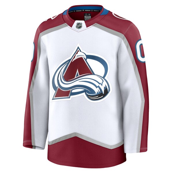 Colorado Avalanche  Away Premium Custom Jersey - White/Navy/Burgundy