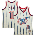 Yao Ming Houston Rockets Chainstitch Swingman Jersey - Cream