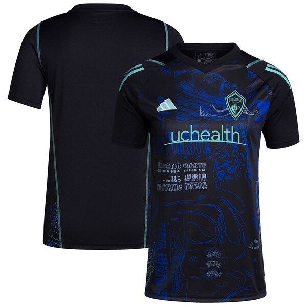 Colorado Rapids adidas Women's 2024 One Planet Replica Jersey - Black