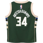 Giannis Antetokounmpo Milwaukee Bucks Nike Toddler Swingman Player Jersey - Icon Edition - Green