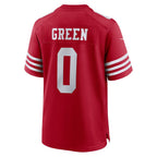 Renardo Green San Francisco 49ers Nike  Game Jersey -  Scarlet