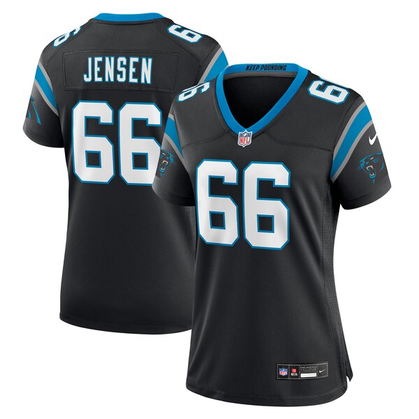 Nash Jensen Carolina Panthers Nike Women's Team Game Jersey -  Black
