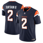 Patrick Surtain II Denver Broncos Nike Alternate Vapor F.U.S.E. Limited Jersey - Navy