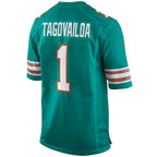 Tua Tagovailoa Miami Dolphins Nike Alternate Game Jersey - Aqua/White