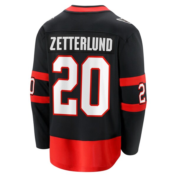 Fabian Zetterlund Ottawa Senators  Home Breakaway Jersey - Black