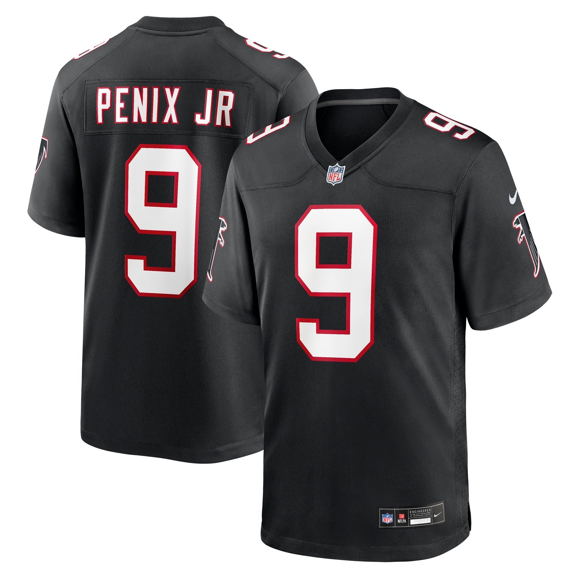 Michael Penix Jr. Atlanta Falcons Nike Alternate Game Jersey -  Red/Black/White