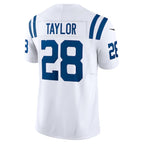 Jonathan Taylor Indianapolis Colts Nike Vapor F.U.S.E. Limited Jersey - White/Blue/Royal