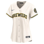 Milwaukee Brewers Nike Women's Home Limited Jersey - Cream