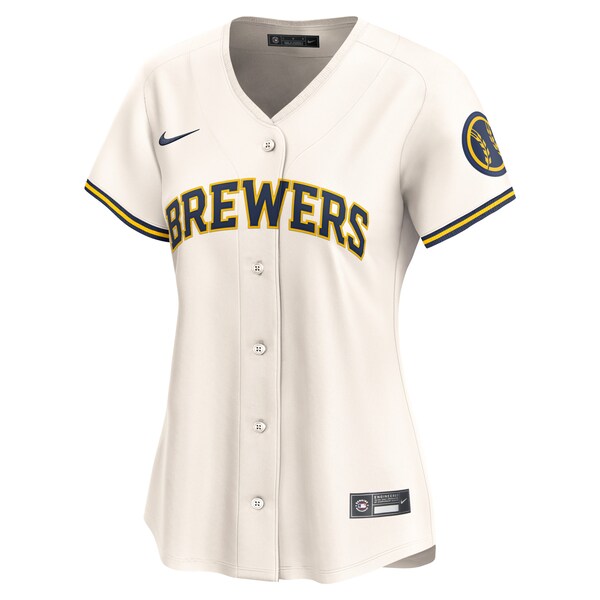 Milwaukee Brewers Nike Women's Home Limited Jersey - Cream