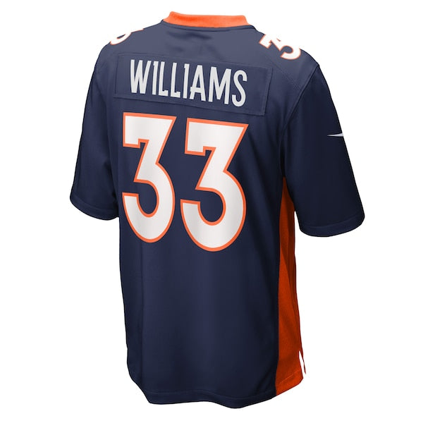 Javonte Williams Denver Broncos Nike Home Game Player Jersey - Navy/Orange