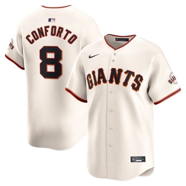 Michael Conforto San Francisco Giants Nike Home Limited Player Jersey – Cream
