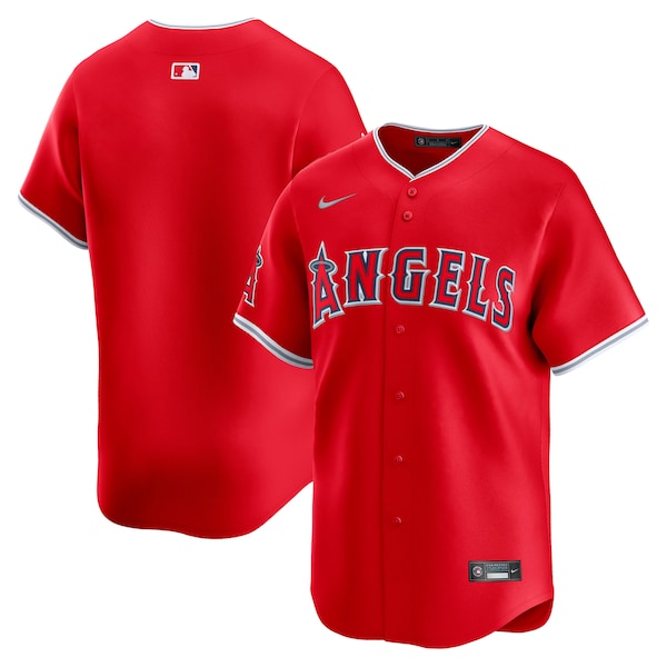 Los Angeles Angels Nike Alternate Limited Jersey - Red/White