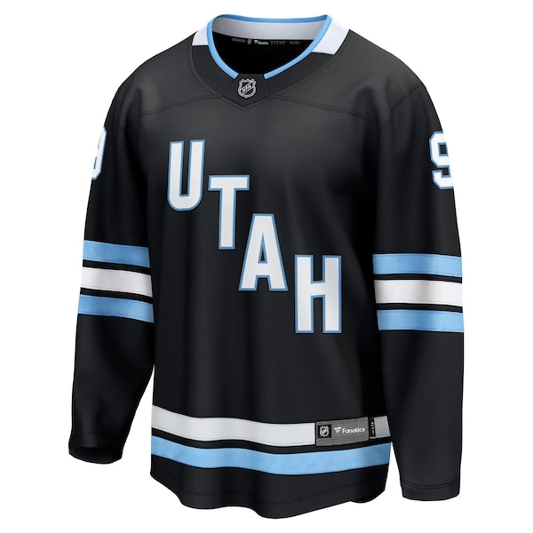 Clayton Keller Utah Hockey Club  Breakaway Player Jersey - Black/White