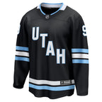 Clayton Keller Utah Hockey Club  Breakaway Player Jersey - Black/White