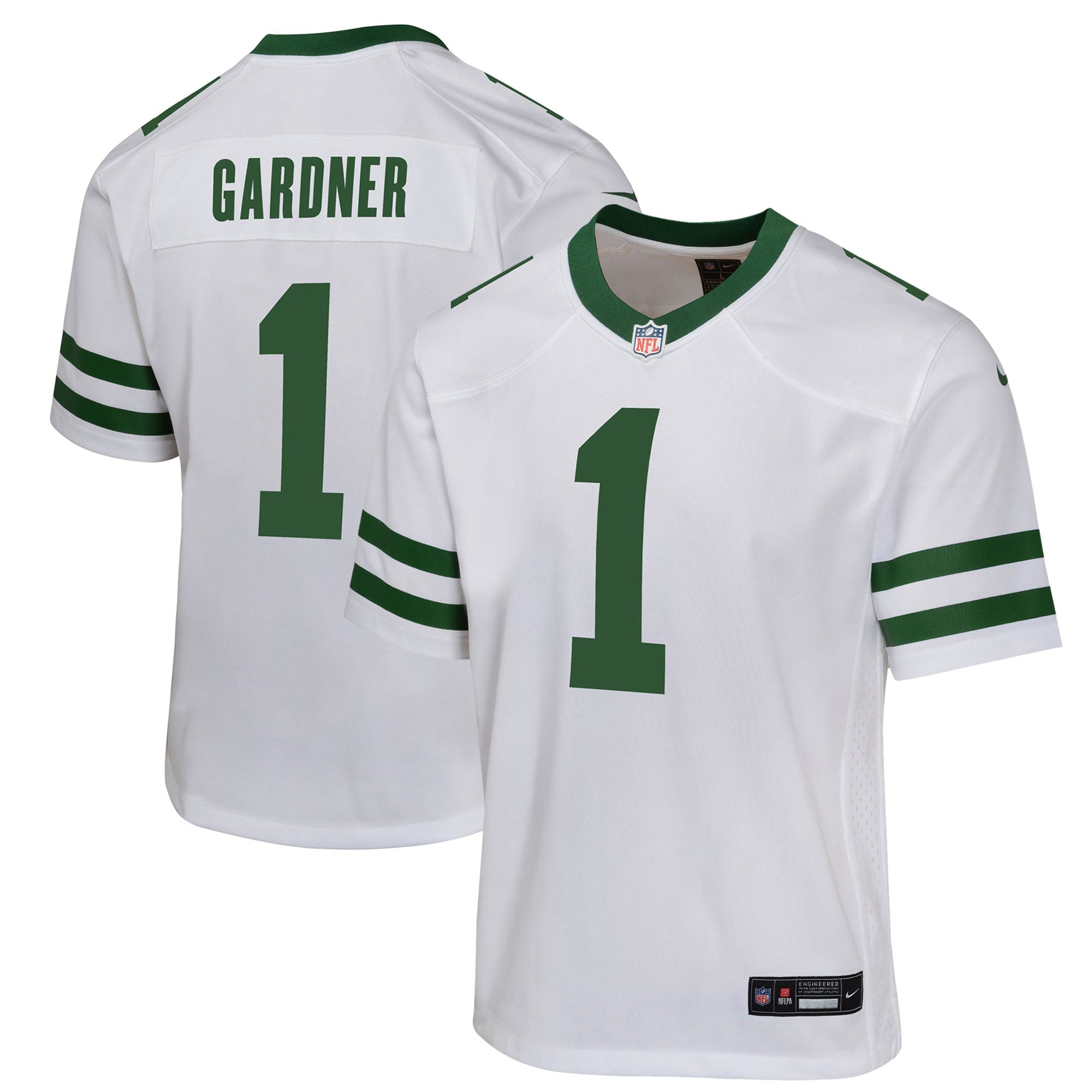 Ahmad Sauce Gardner New York Jets Nike Youth Game Jersey - Legacy Green