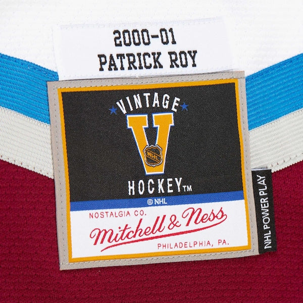 Patrick Roy Colorado Avalanche 2000-01 Power Play Jersey - White