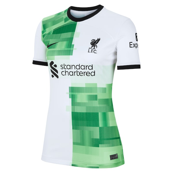 Luis Diaz Liverpool Nike Women's 2023/24 Away Replica Player Jersey - White