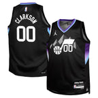 Jordan Clarkson Utah Jazz Jordan Brand Youth Swingman Jersey - Statement Edition - Black