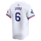 Josh Jung Texas Rangers Nike Home 2023 World Series Champions Limited Jersey - White