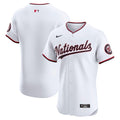 Washington Nationals Nike Home Elite Jersey - White