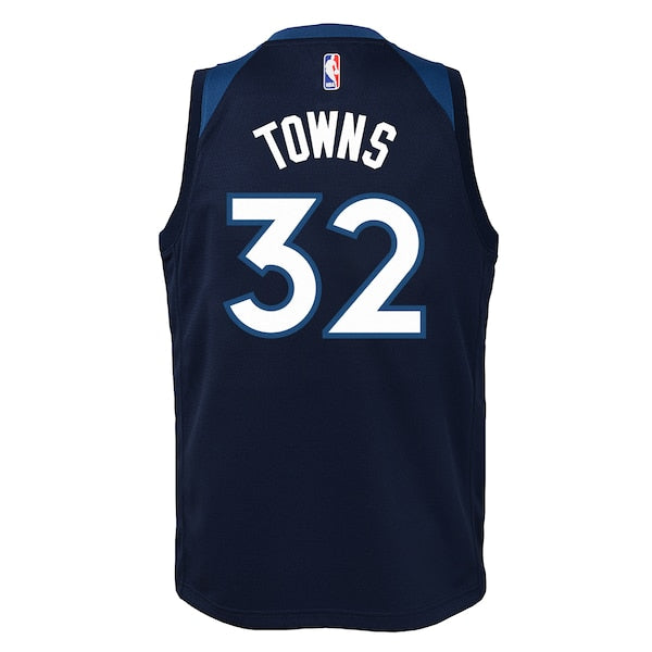 Karl-Anthony Towns Minnesota Timberwolves Nike Youth Swingman Jersey Navy - Icon Edition
