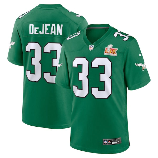 Cooper DeJean Philadelphia Eagles Nike Super Bowl LIX 2nd Alternate Game Jersey - Kelly Green