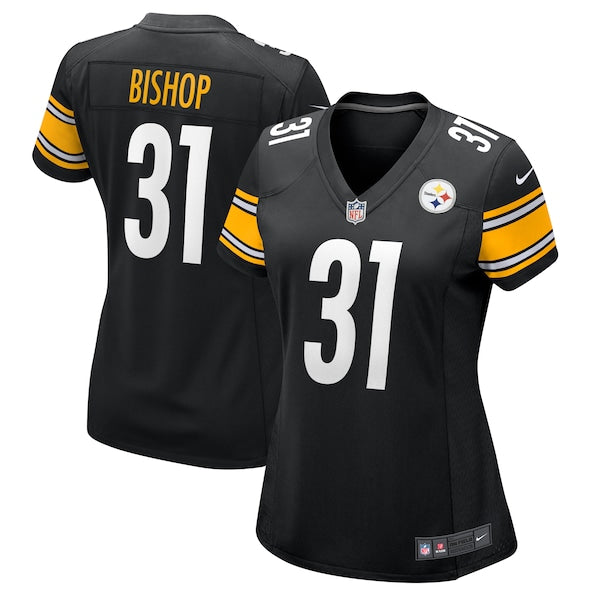 Beanie Bishop Pittsburgh Steelers Nike Women's  Game Jersey -  Black