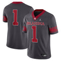 #1 Oklahoma Sooners Jordan Brand Alternate Game Jersey - Anthracite