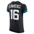 Trevor Lawrence Jacksonville Jaguars Nike Vapor Elite Jersey - Black/Teal