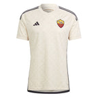 AS Roma adidas 2023/24 Away Replica Jersey - Cream