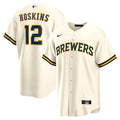 Rhys Hoskins Milwaukee Brewers Nike Home Replica Player Jersey - Cream