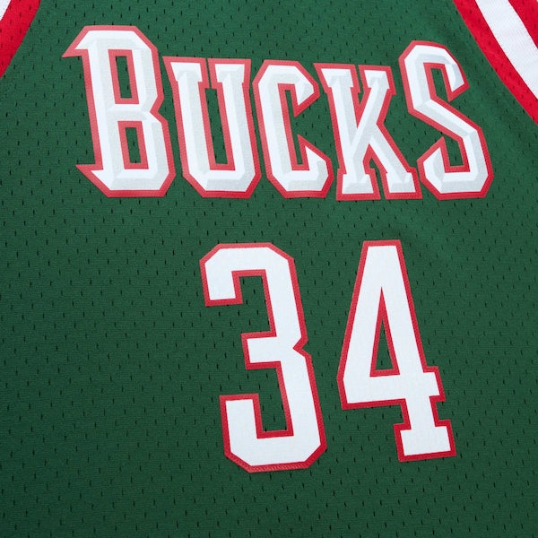 Giannis Antetokounmpo Milwaukee Bucks  2013/14 Hardwood Classics Swingman Jersey - Hunter Green