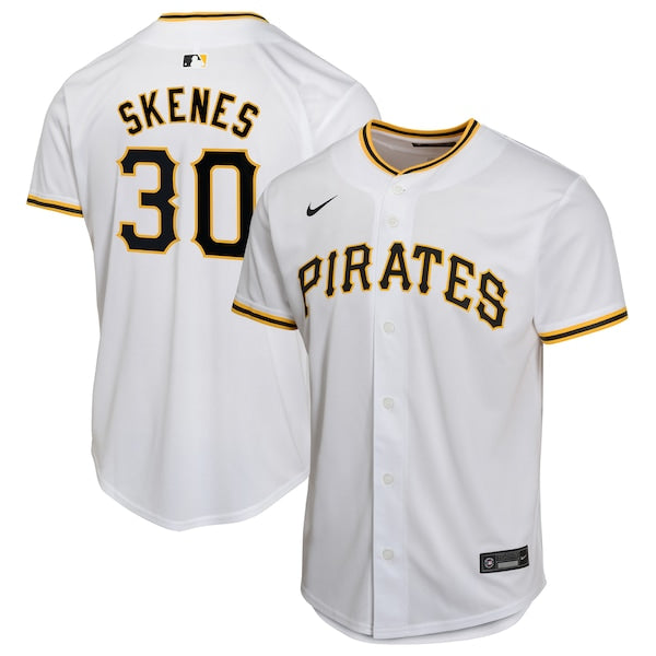 Paul Skenes Pittsburgh Pirates Nike Youth Home Player Game Jersey - White
