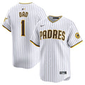 San Diego Padres Nike #1 Dad Home Limited Jersey - White