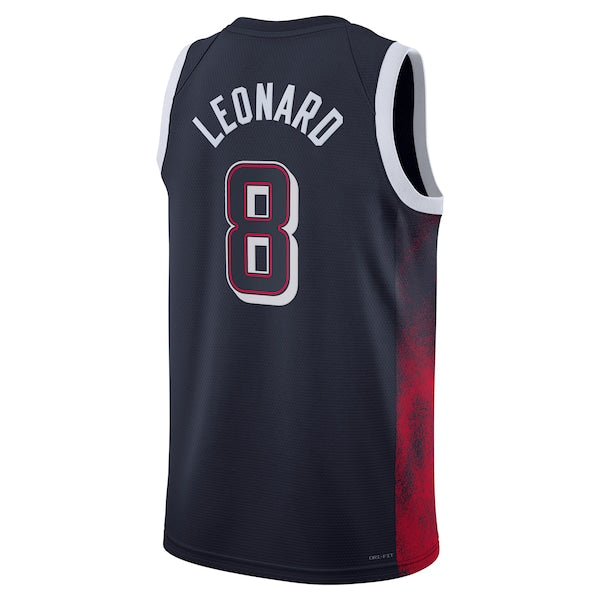 Kawhi Leonard Men's USA Basketball Nike Unisex 2024 Swingman Player Jersey - Navy