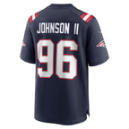 Eric Johnson II New England Patriots Nike  Game Jersey -  Navy