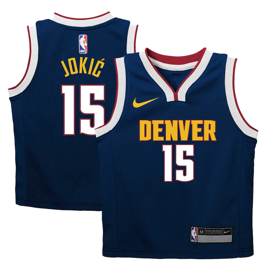 Nikola Jokic Denver Nuggets Nike Preschool Dri-FIT Swingman Player Jersey - Icon Edition - Navy
