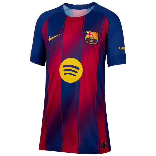 Barcelona Nike Youth 2025/26 Home Replica Jersey - Blue
