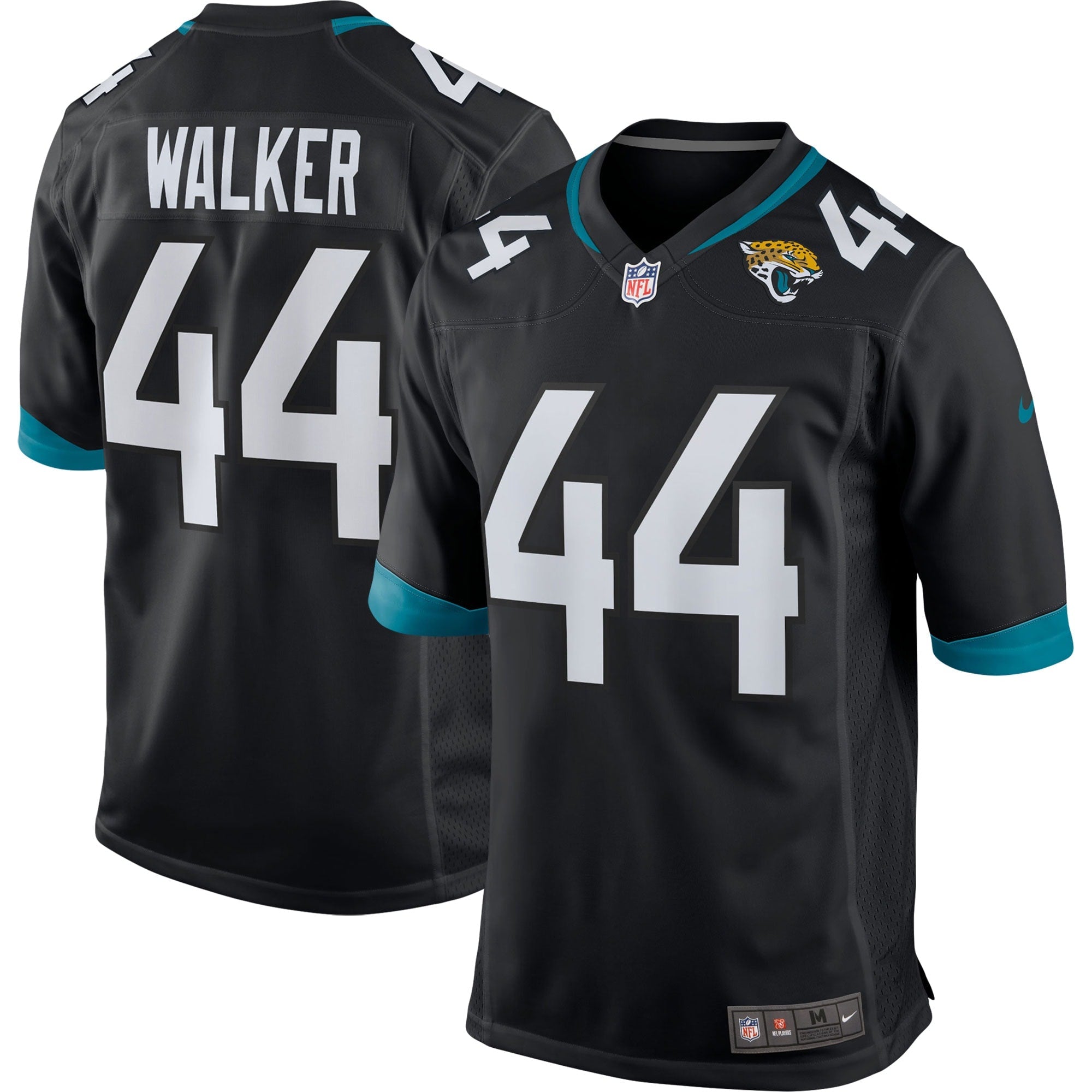 Travon Walker Jacksonville Jaguars Nike Player Game Jersey - Teal/Black/White
