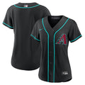 Arizona Diamondbacks Nike Women's Alternate Replica Jersey - Black