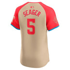Corey Seager American League Nike 2024 MLB All-Star Game Elite Player Jersey - Cream
