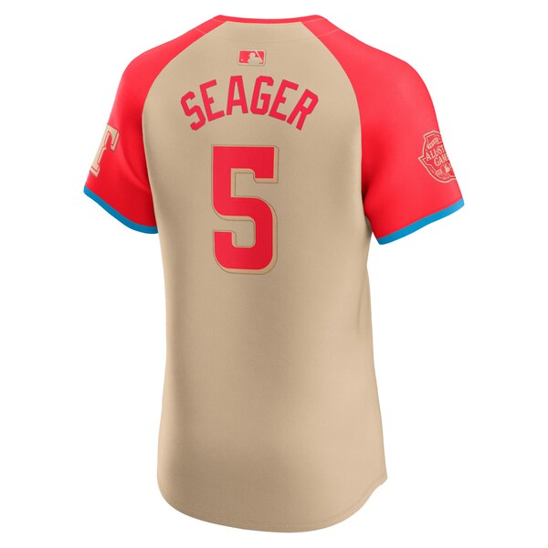 Corey Seager American League Nike 2024 MLB All-Star Game Elite Player Jersey - Cream