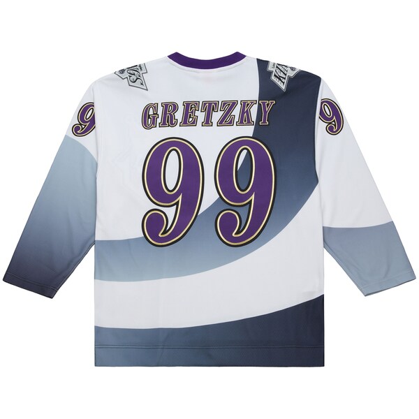 Wayne Gretzky Los Angeles Kings  Big & Tall 1995-96 Blue Line 2.0 Jersey - White