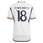 Aurélien Tchouaméni Los Merengues adidas 2023/24 Home Replica Player Jersey - White/Navy