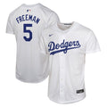 Freddie Freeman Los Angeles Dodgers Nike Youth Home Game Player Jersey - White
