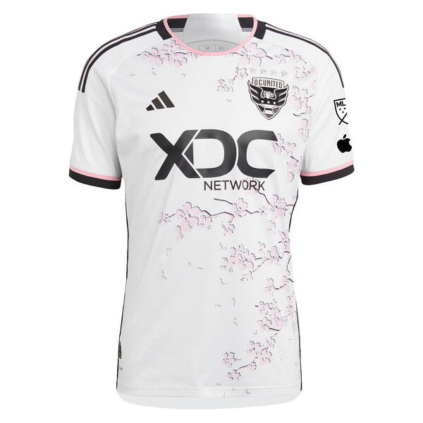 D.C. United adidas 2024 The Cherry Blossom Kit Authentic Jersey - White