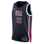 Bam Adebayo Men's USA Basketball Nike Unisex 2024 Swingman Player Jersey - Navy