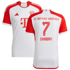 Serge Gnabry Bayern Munich adidas Youth 2023/24 Home Replica Jersey - White